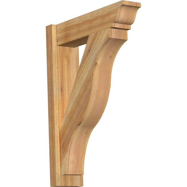 Ekena Millwork Funston Rough Sawn Traditional Outlooker, Western Red Cedar, 6"W x 22"D x 30"H OUT06X22X30FST01RWR - main
